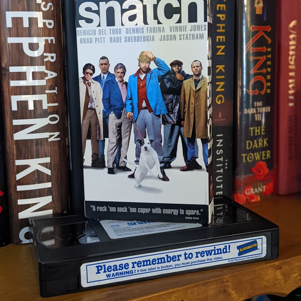 Vintage VHS|| snatch|| OOP Blockbuster Video